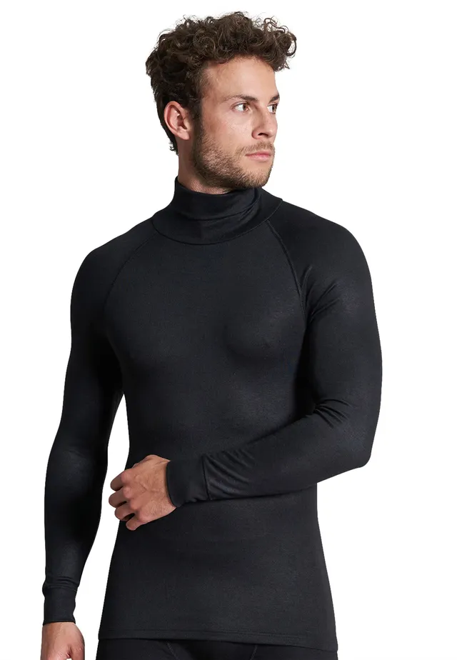 ceceba-herren-longsleeve-rollkragen-schwarz-uni image 1