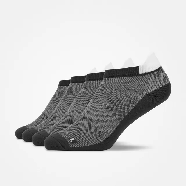 snocks-laufsocken-grau-kurze-funktionssocken-unisex image 1