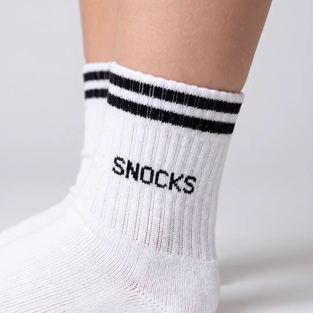 snocks-hohe-sportsocken-mit-streifen-kinder-wei-retro-tennissocken image 8