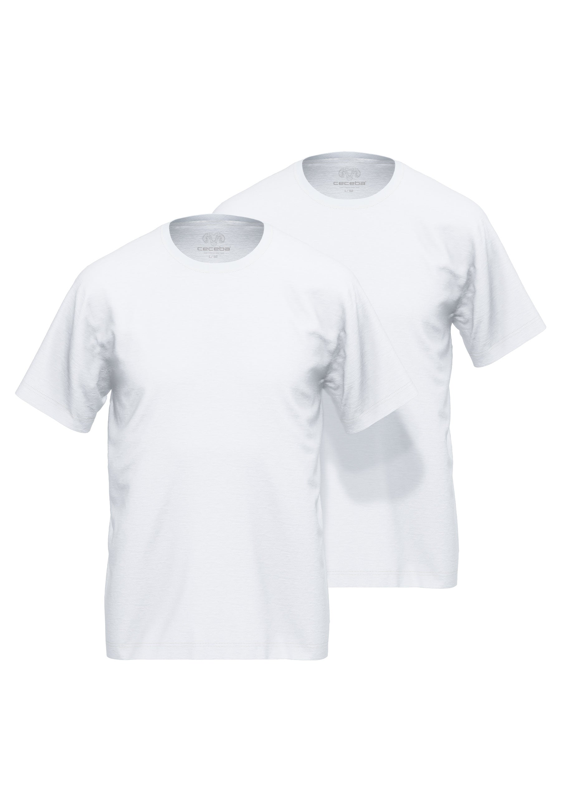 ceceba-herren-shirt-wei-uni-2er-pack image 1