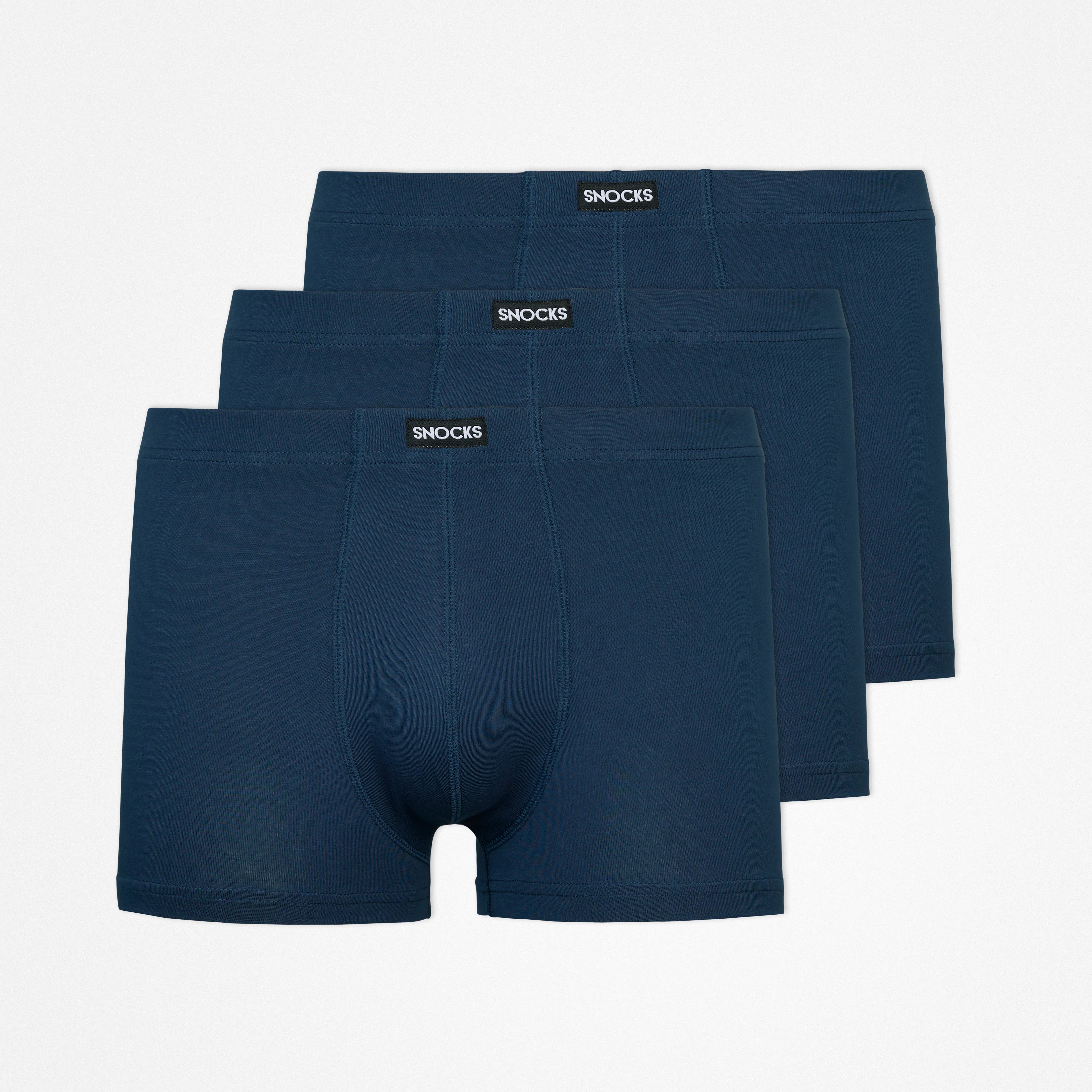 snocks-retro-boxershorts-blau-herren-boxershorts-aus-bio-baumwolle image 1