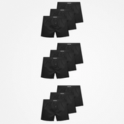 snocks-american-boxershorts-mit-elastischem-bund-schwarz-boxershorts image 3