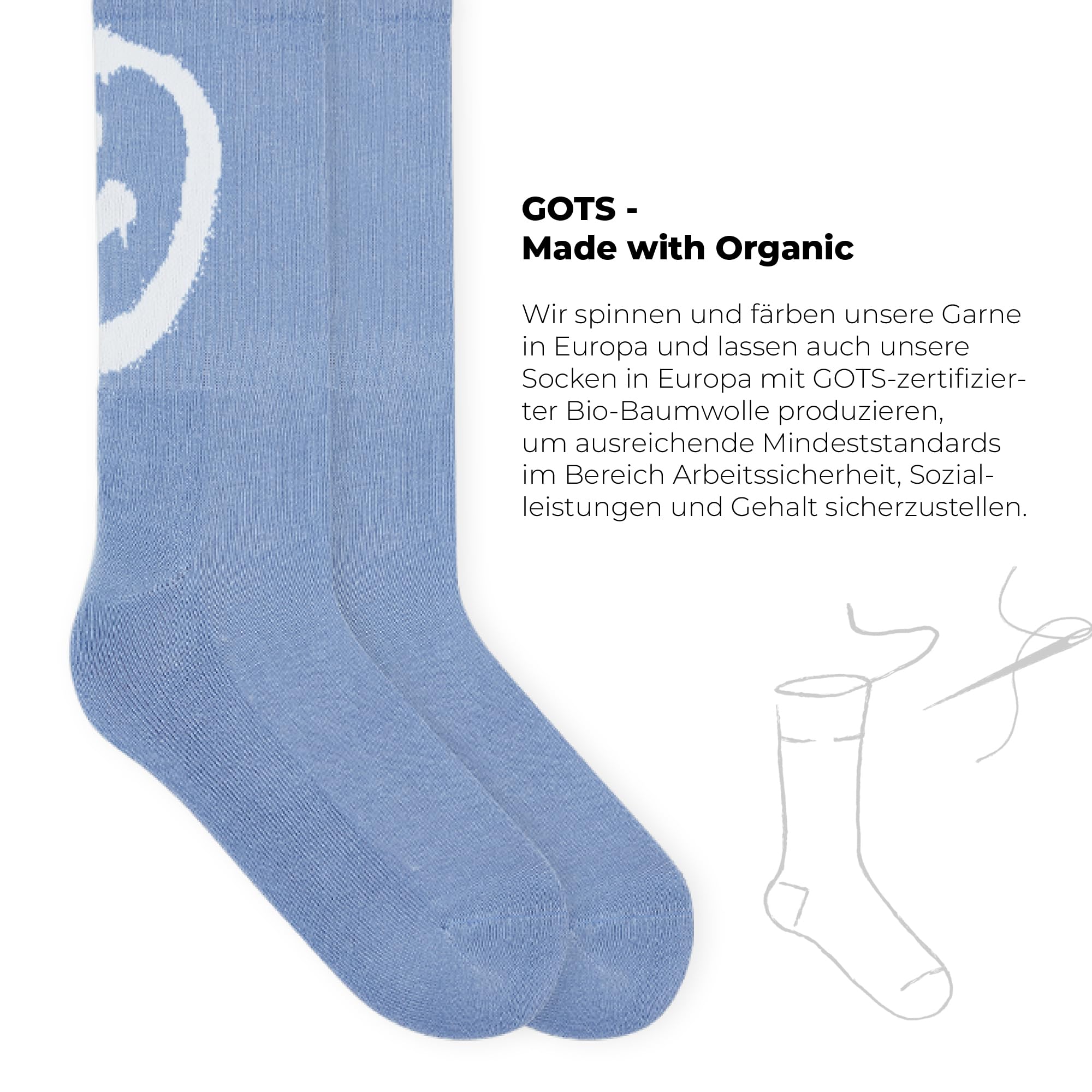 von-jungfeld-tennissocken-crew-socks-bio-baumwolle-2er-set-wei-hellblau-gr-43-46 image 6
