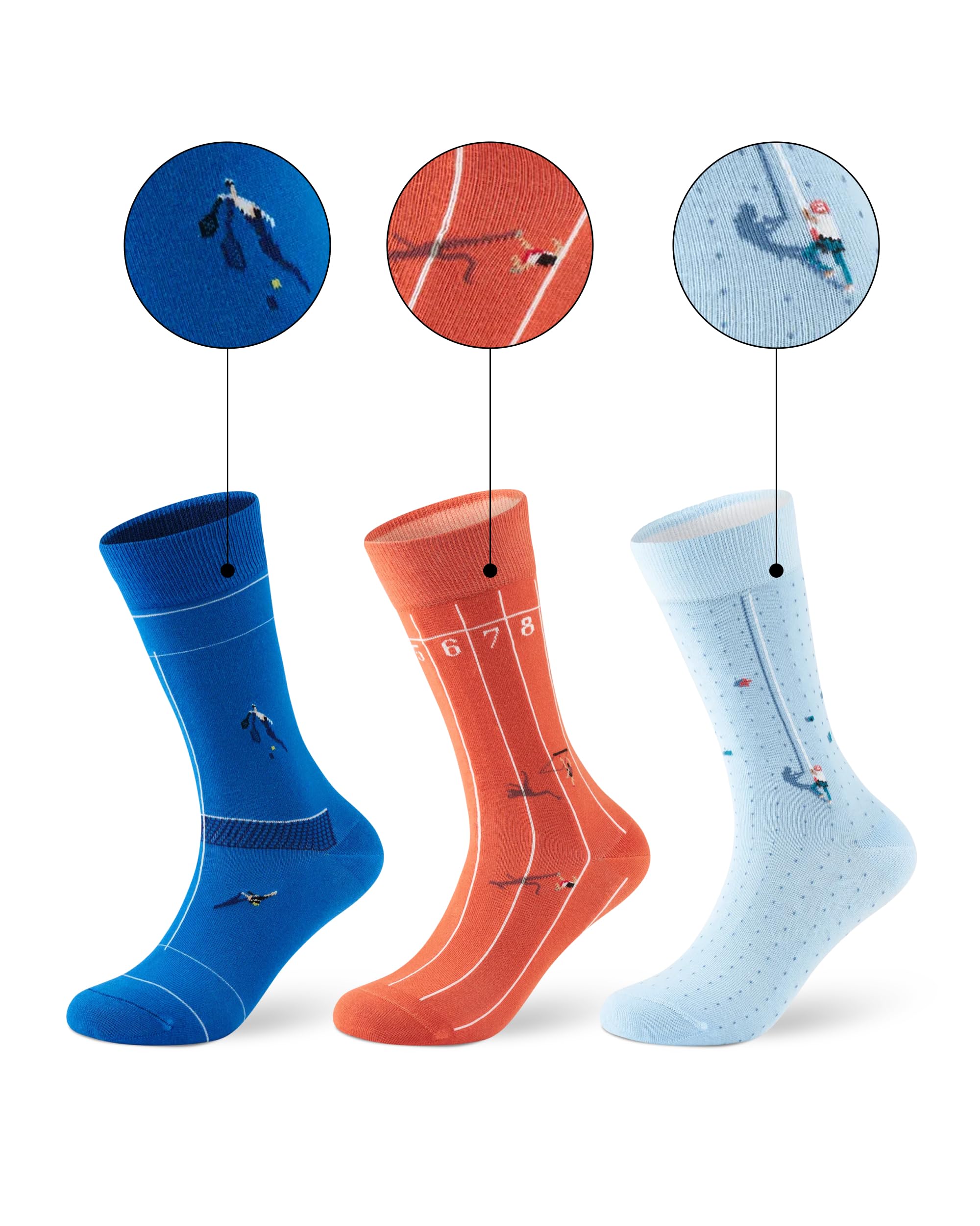 von-jungfeld-baumwollsocken-mit-sport-icons-bestickte-motivsocken-aus-bio-baumwo image 7