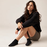 snocks-quarter-socken-schwarz image 6
