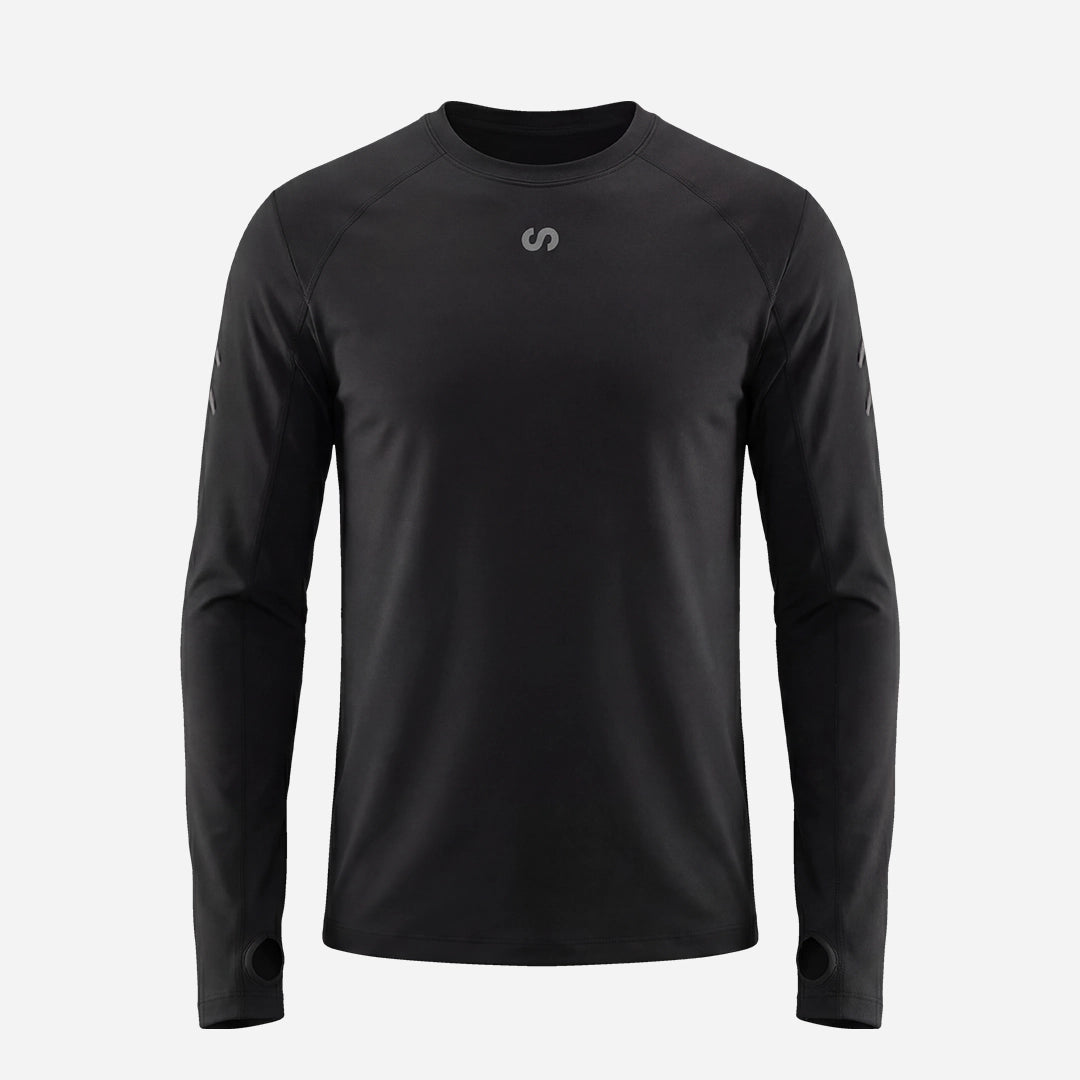 snocks-laufshirt-langarm-herren-schwarz image 1