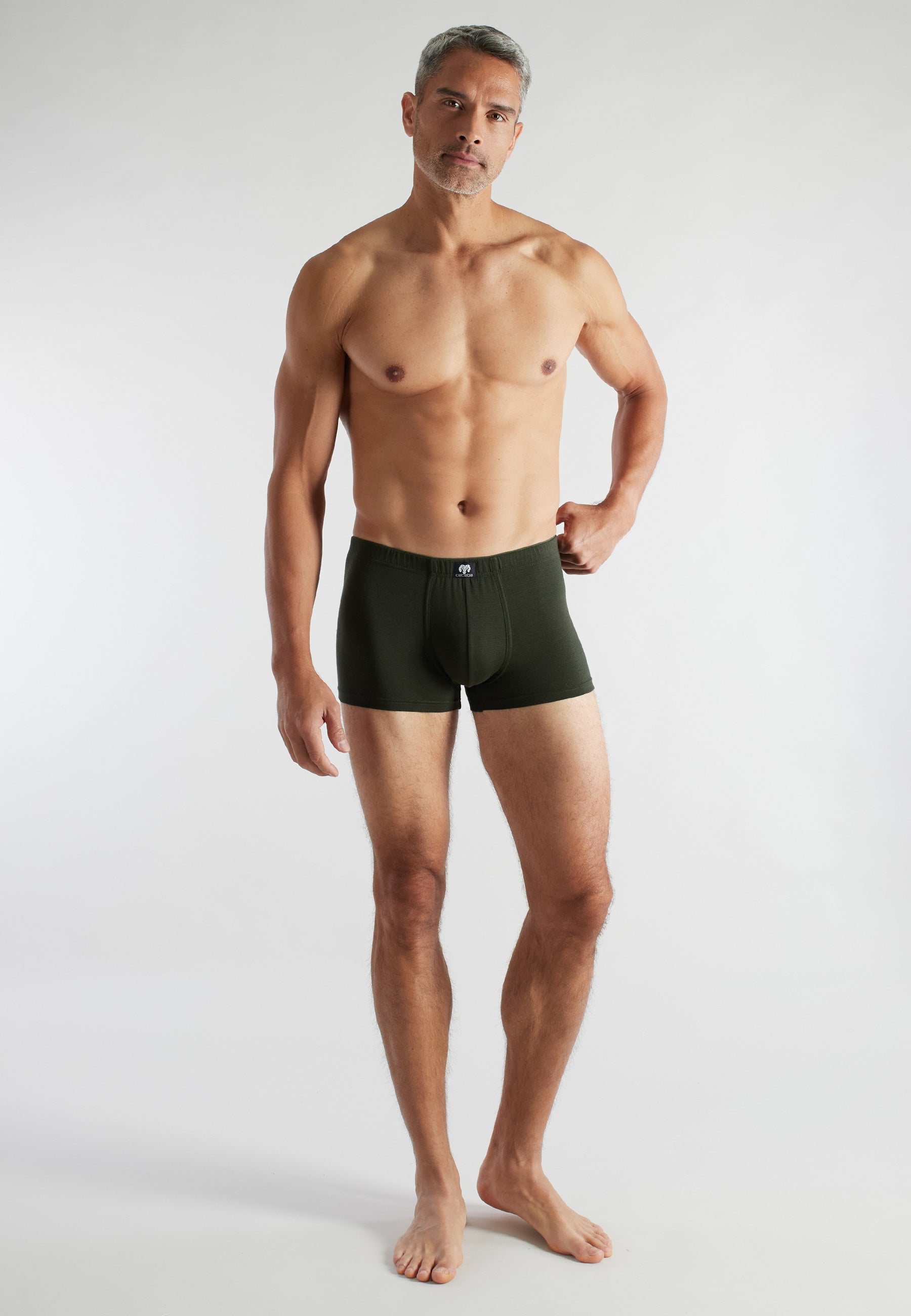 ceceba-herren-pants-gr-n-quergestreift-2er-pack-feinripp image 2