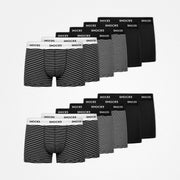 snocks-boxershorts-mit-streifen-schwarze-streifen-f-r-herren image 2