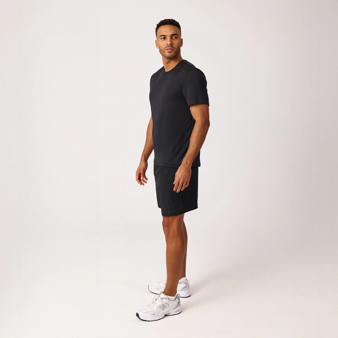snocks-trainingsshirt-allover-mesh-herren-schwarz image 4