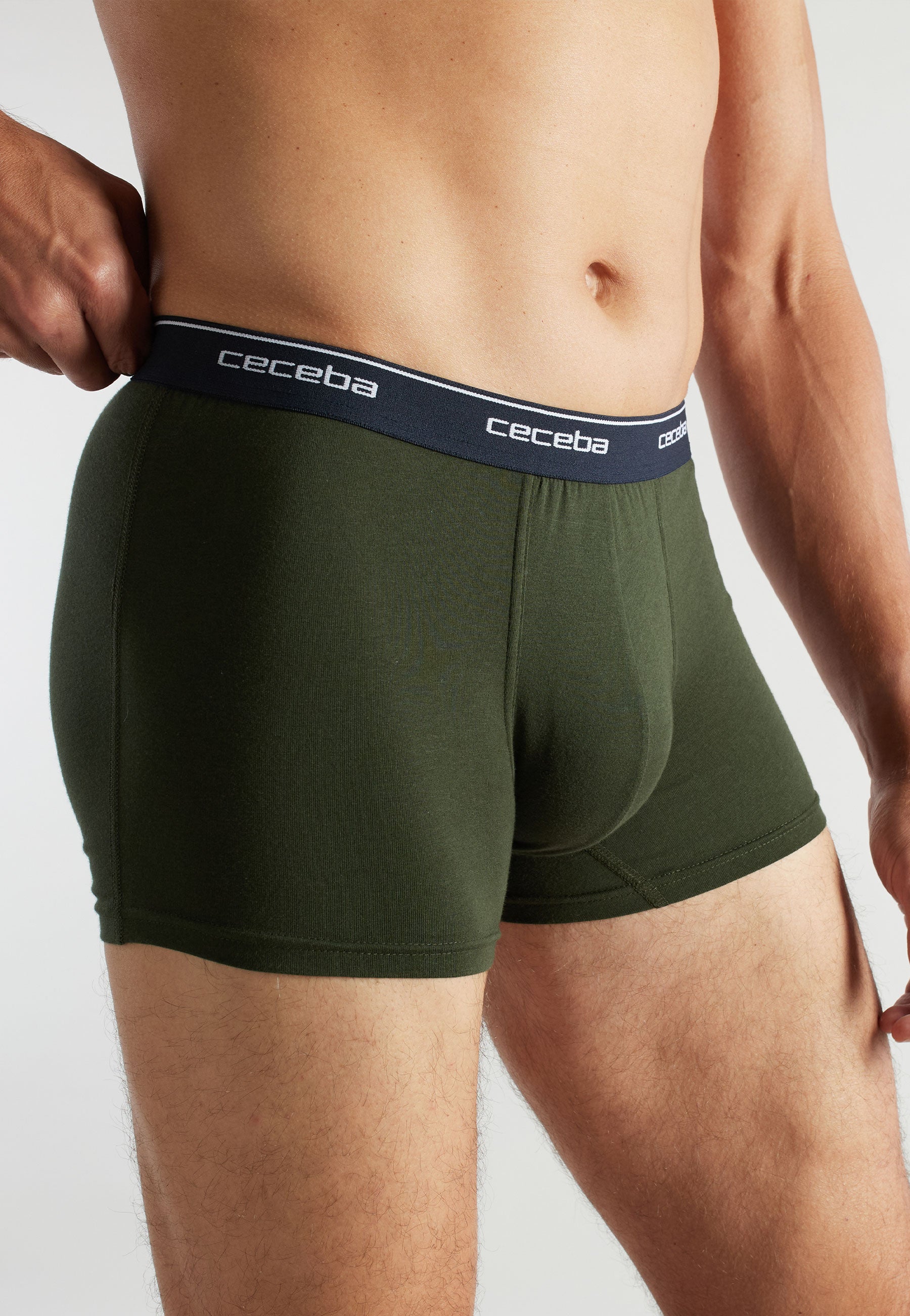 ceceba-herren-pants-gr-n-uni-im-2er-pack-baumwoll-elastan-unterhose-f-r-alltag-u image 4