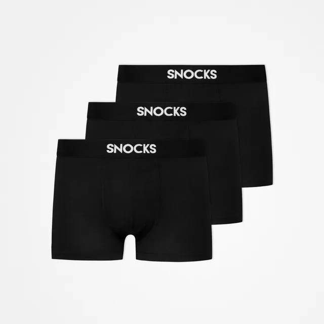 snocks-premium-boxershorts-herren-schwarz-modal image 1