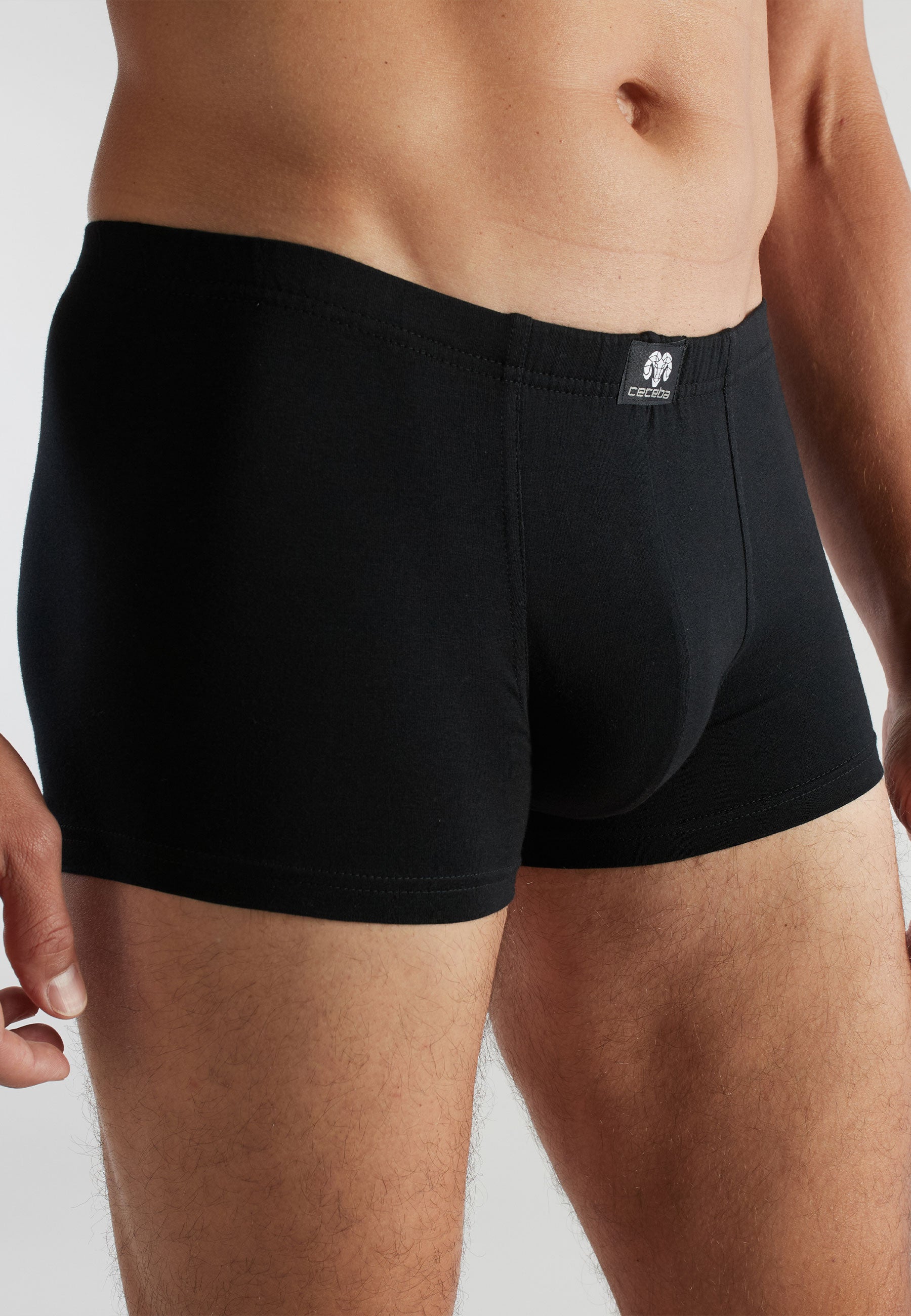 ceceba-herren-pants-schwarz-uni-3er-pack-feinripp image 4