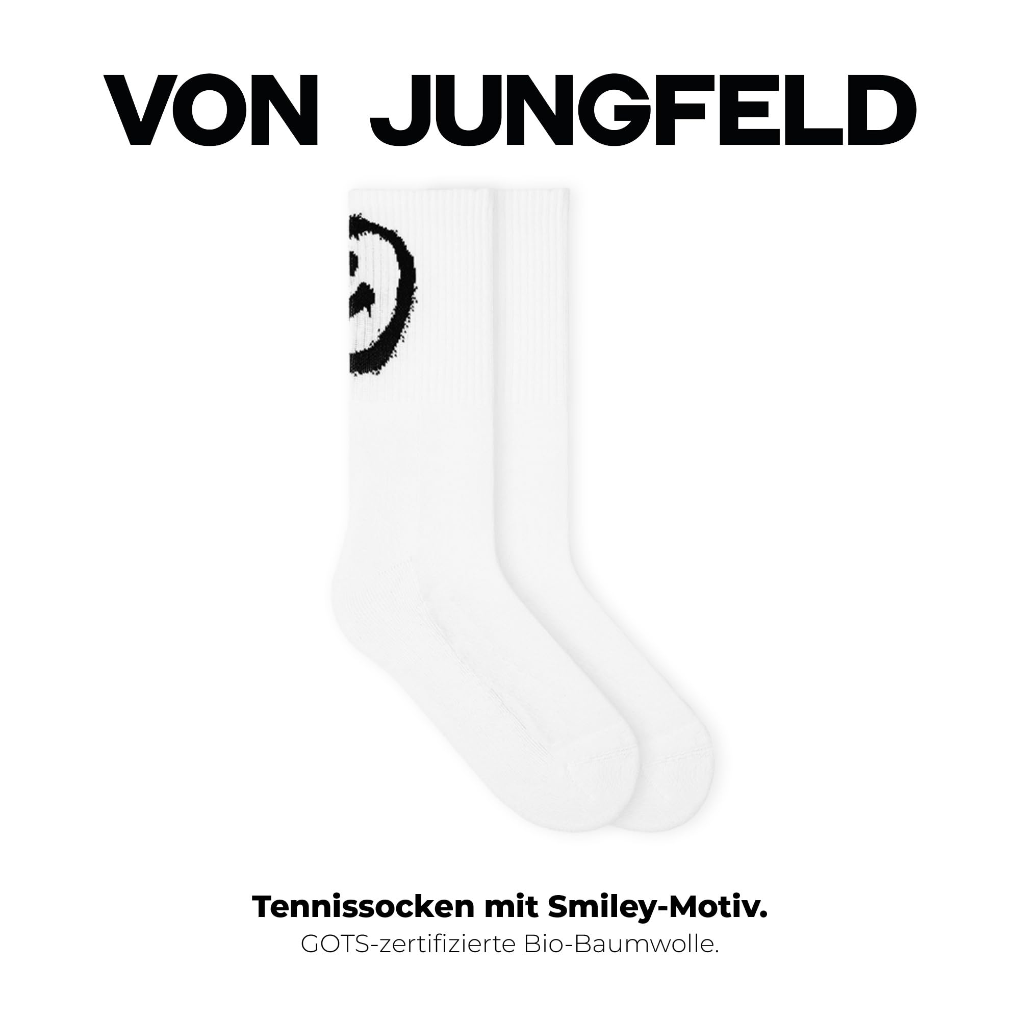 von-jungfeld-tennissocken-bio-baumwolle-smiley-motiv-set-gr-35-46 image 3