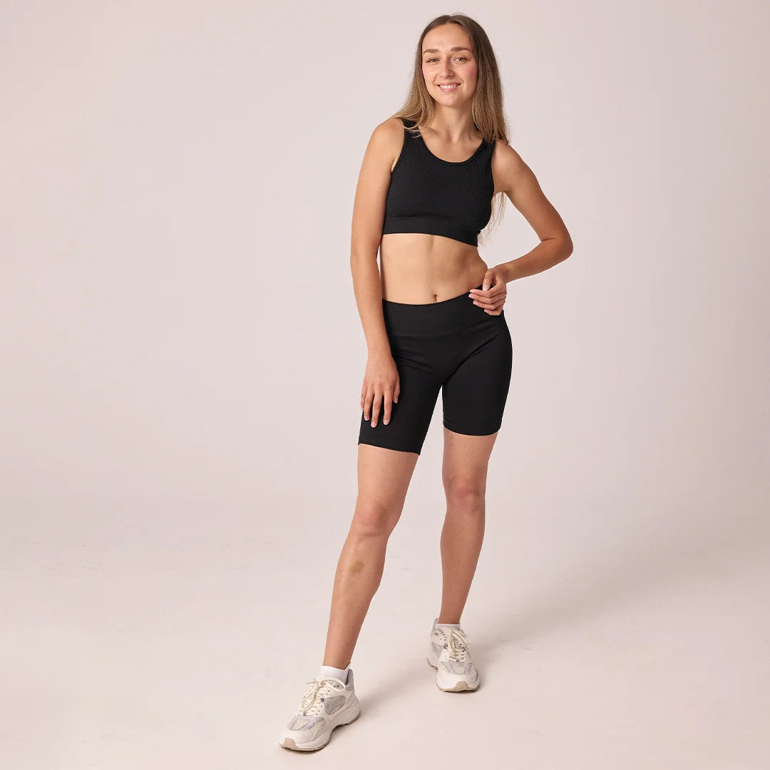 snocks-radlerhose-seamless-damen-schwarz image 2