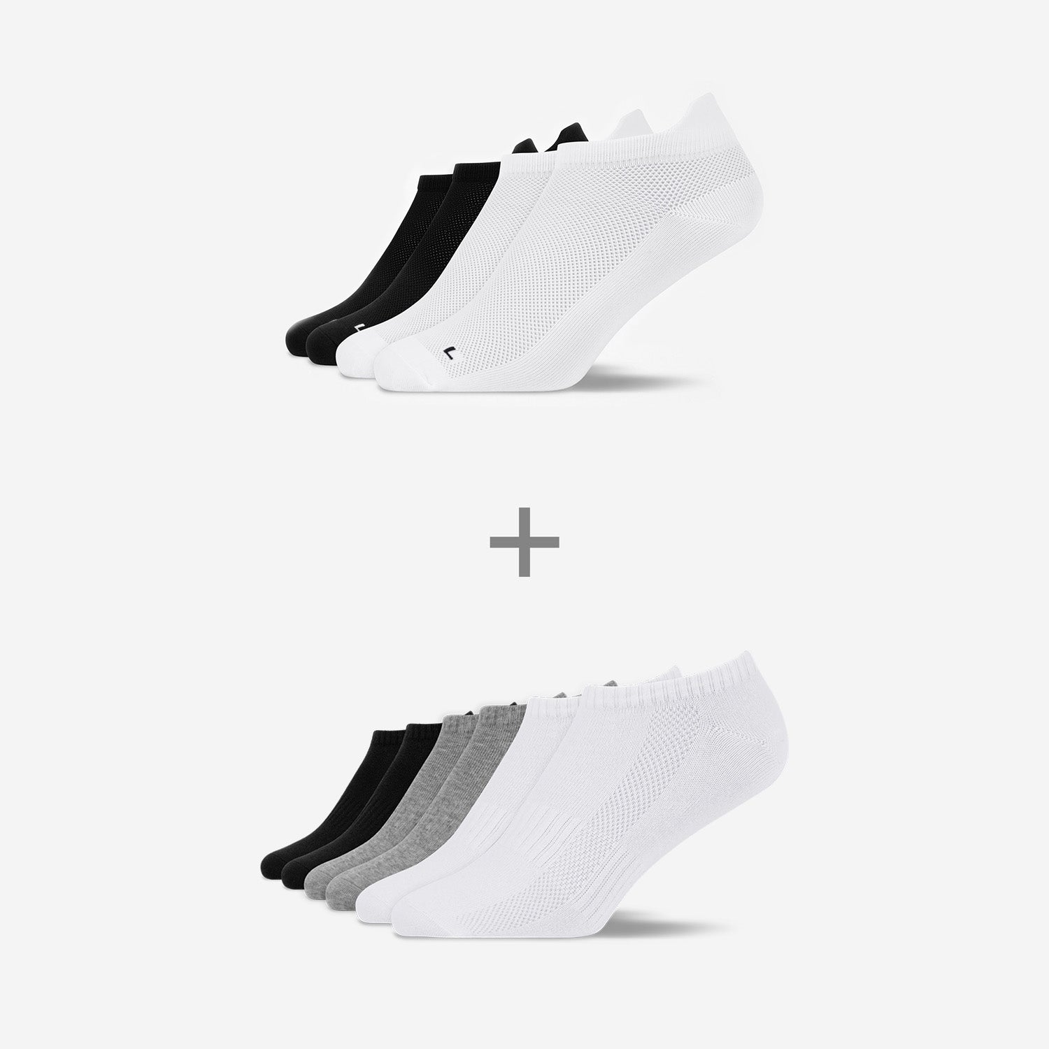 snocks-athleisure-socks-bundle-sneaker-socken-set-unisex image 1