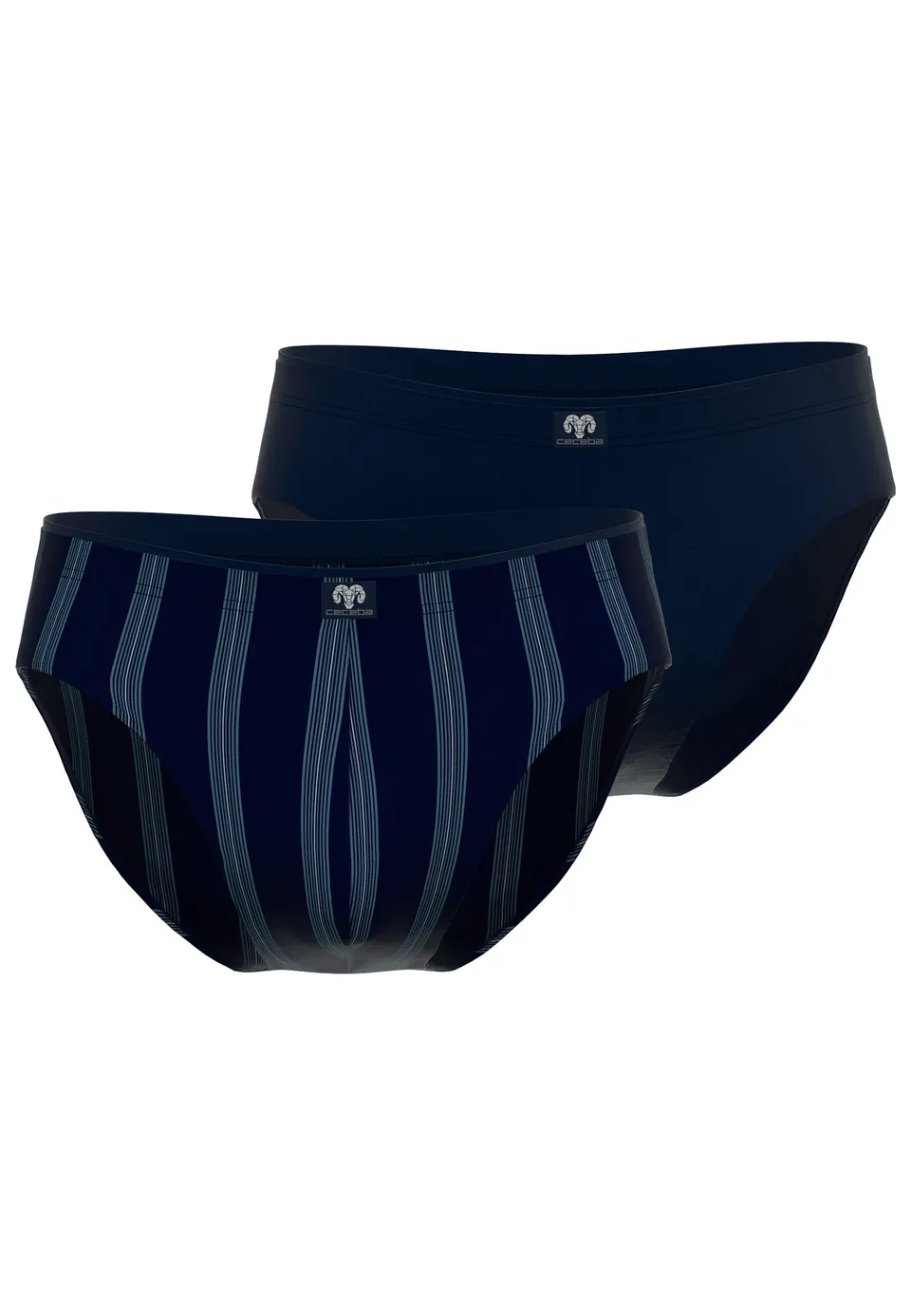 ceceba-herren-slip-blau-l-ngsgestreift-2er-pack-2 image 1