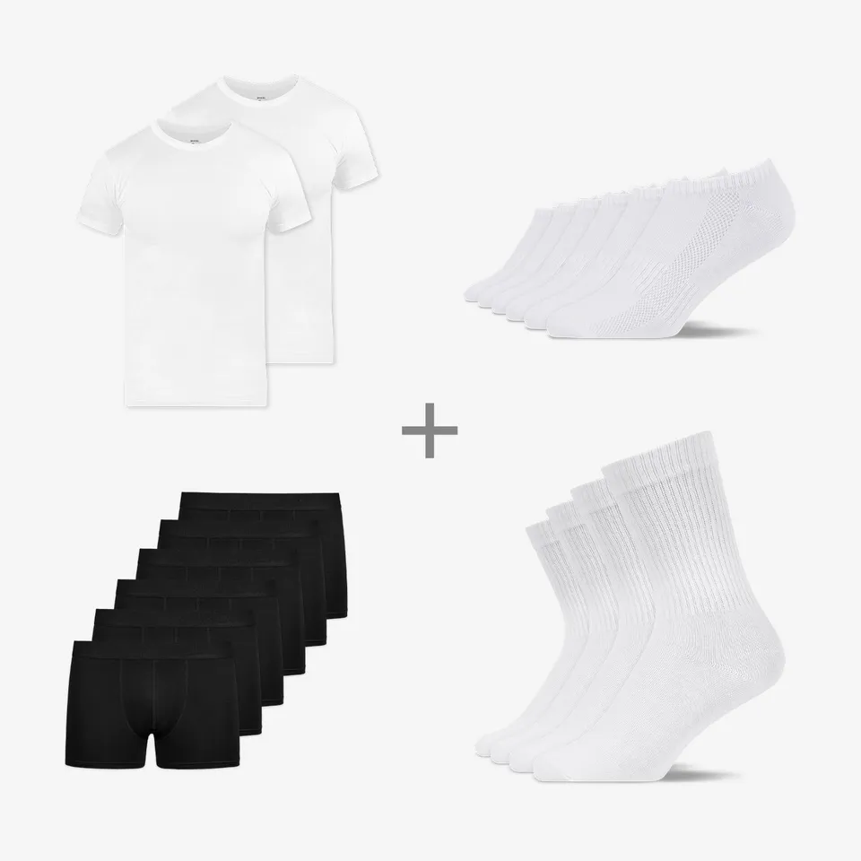 snocks-the-clean-look-basics-bundle-f-r-herren-shirts-unterhosen-socken image 1