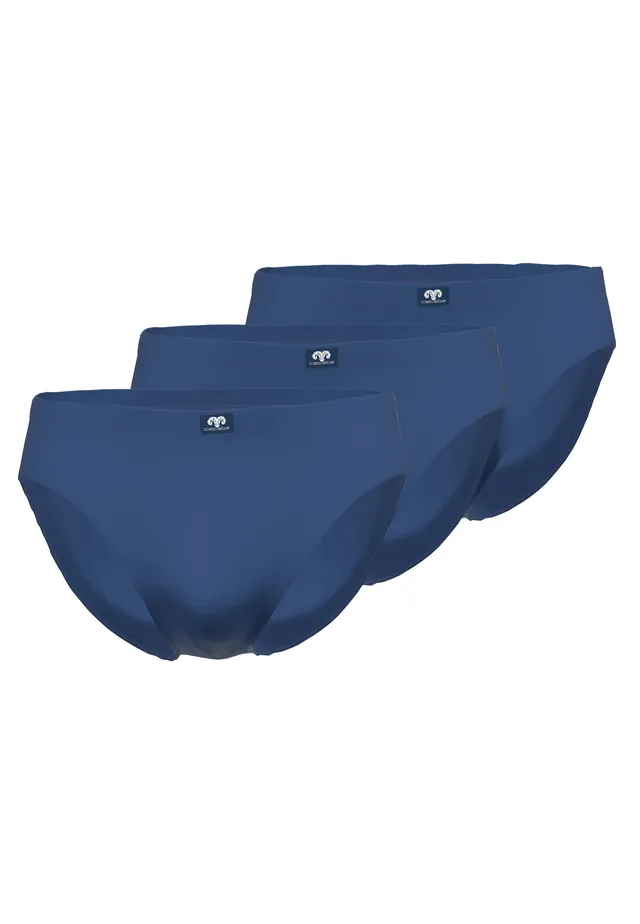 ceceba-herren-slip-blau-uni-3er-pack-mitternachts-blau image 1