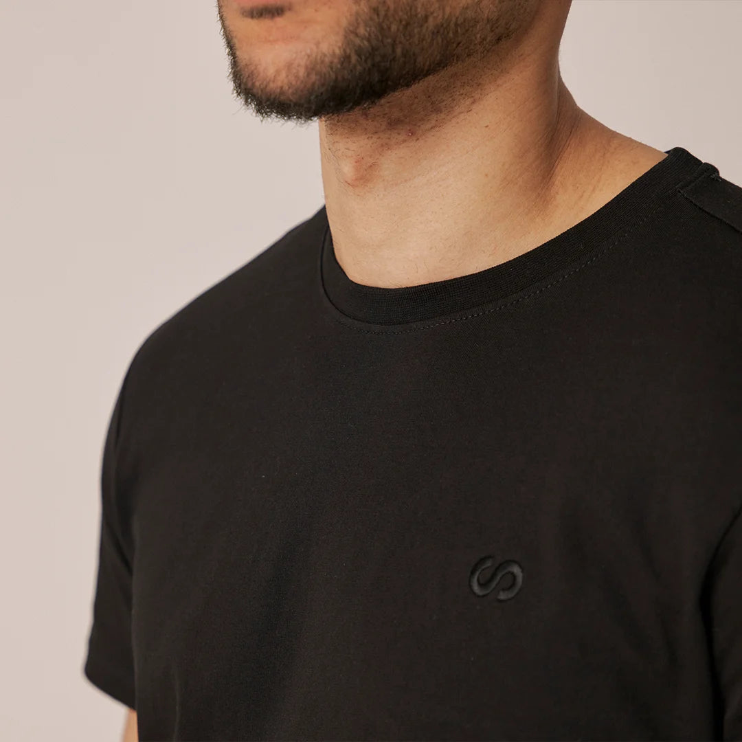 snocks-basic-t-shirt-herren-wei image 4