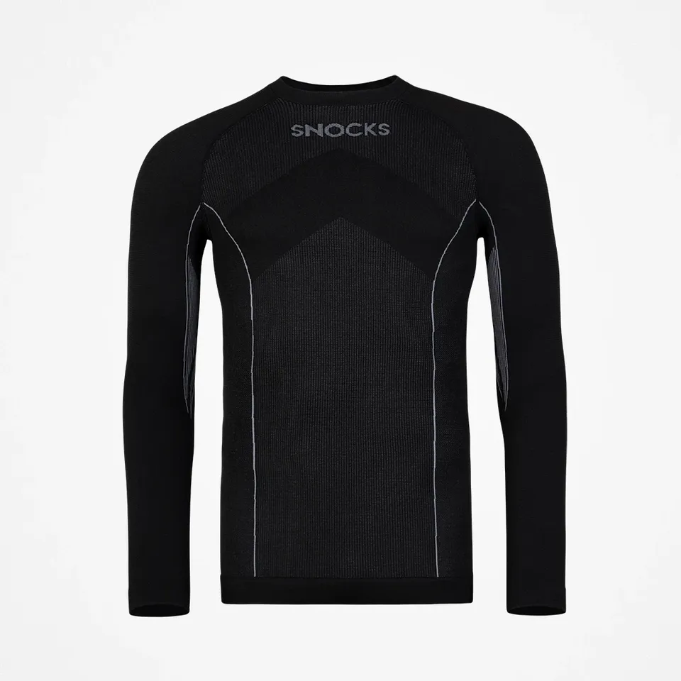 snocks-thermounterhemd-herren-langarm-schwarz image 1