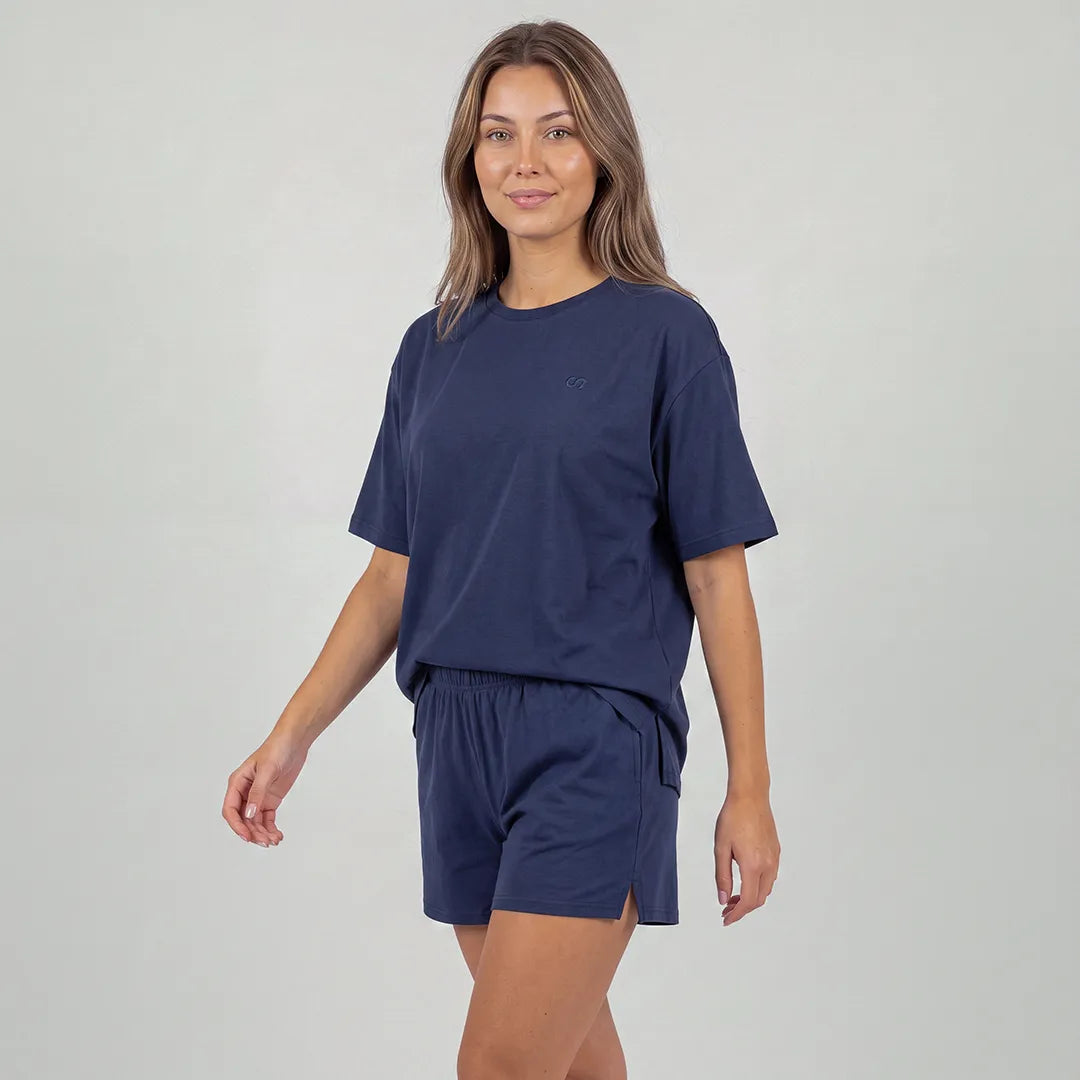 snocks-schlafanzug-set-damen-kurz-dunkelblau-modal-mix image 3