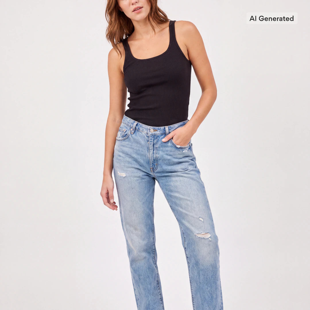 snocks-ripp-tank-top-damen-schwarz-4 image 2