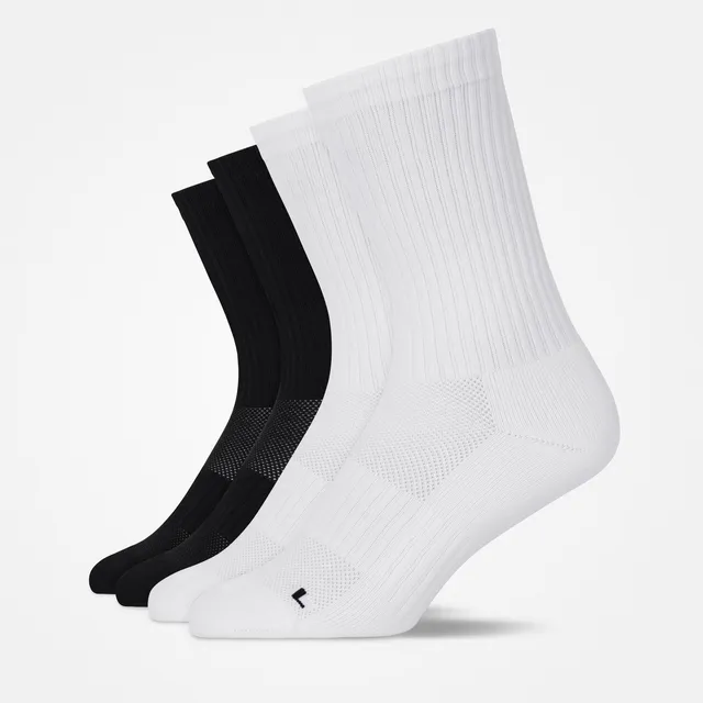 snocks-hohe-laufsocken-schwarz-wei-unisex image 1