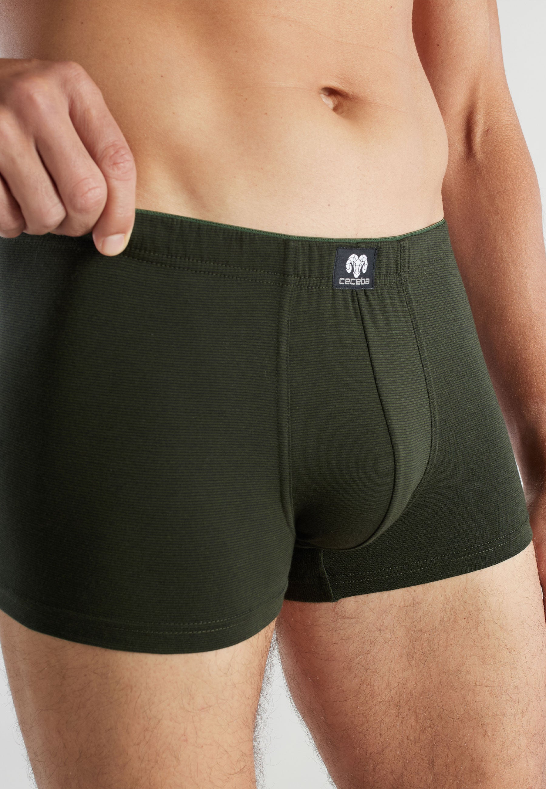 ceceba-herren-pants-gr-n-quergestreift-2er-pack-feinripp image 4
