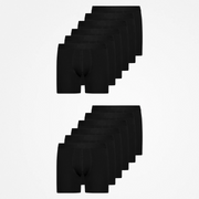 snocks-lange-boxershorts-ohne-logo-in-schwarz-3 image 2