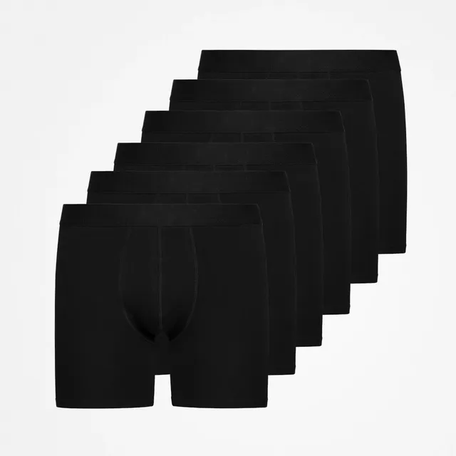 snocks-lange-boxershorts-ohne-logo-in-schwarz image 1