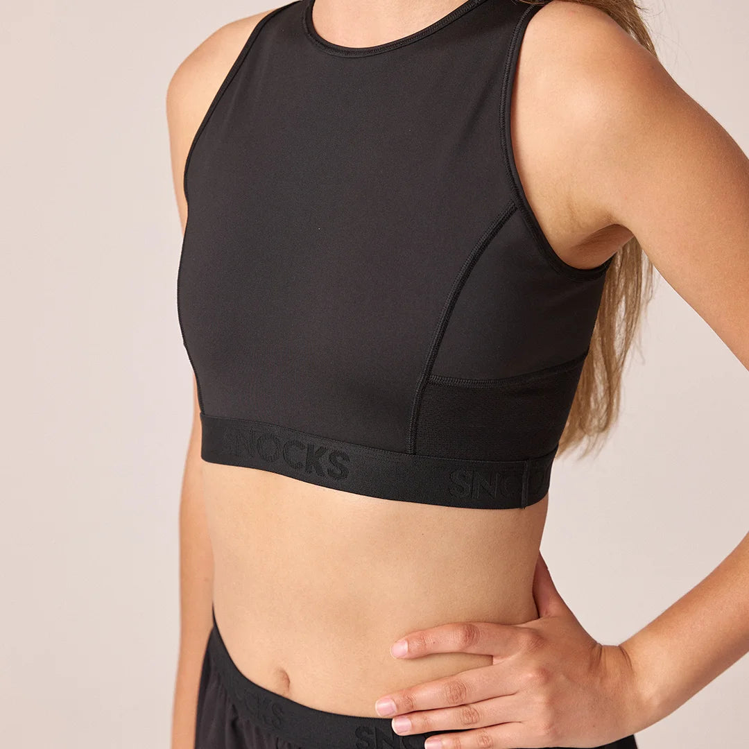 snocks-sport-bh-mit-logo-schwarz-b-geloser-fitness-bh image 6