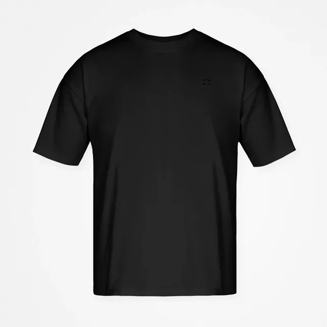 snocks-oversized-t-shirt-herren-schwarz-boxy-fit image 1