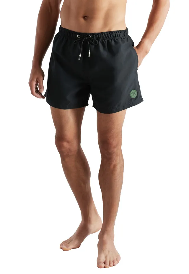ceceba-herren-badeshorts-schwarz-uni image 1