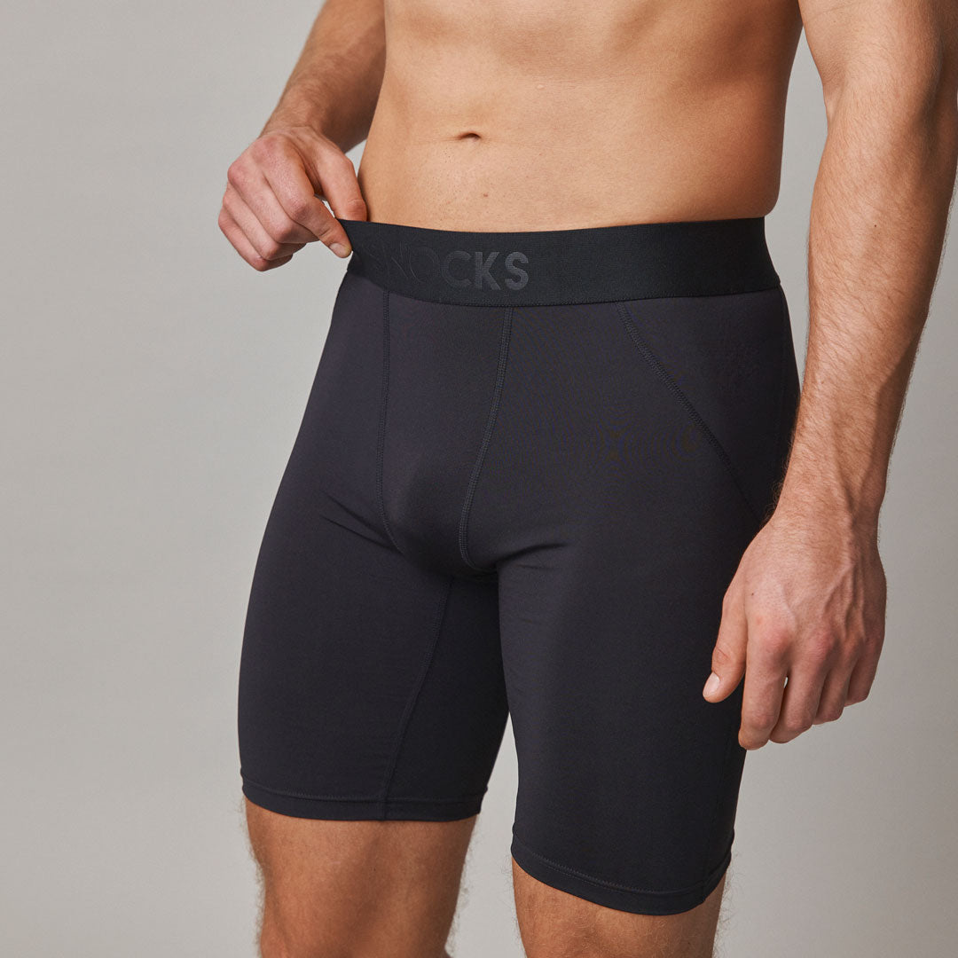 snocks-radlerhose-sport-tights-herren-schwarz image 4