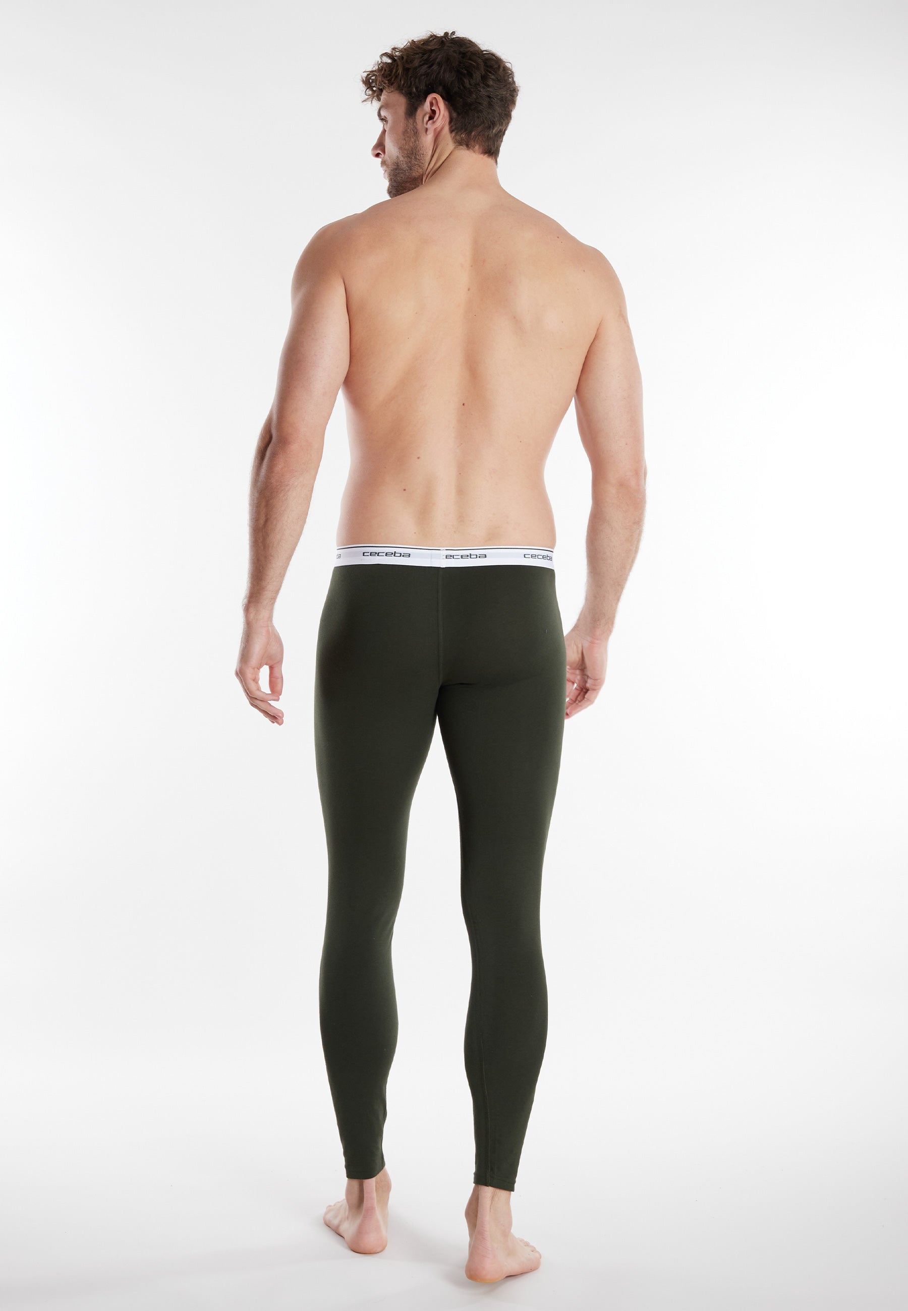 ceceba-herren-lange-unterhose-gr-n-uni image 3