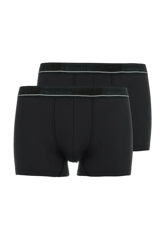 ceceba-herren-pants-schwarz-uni-2er-pack-bambus-viskose image 1