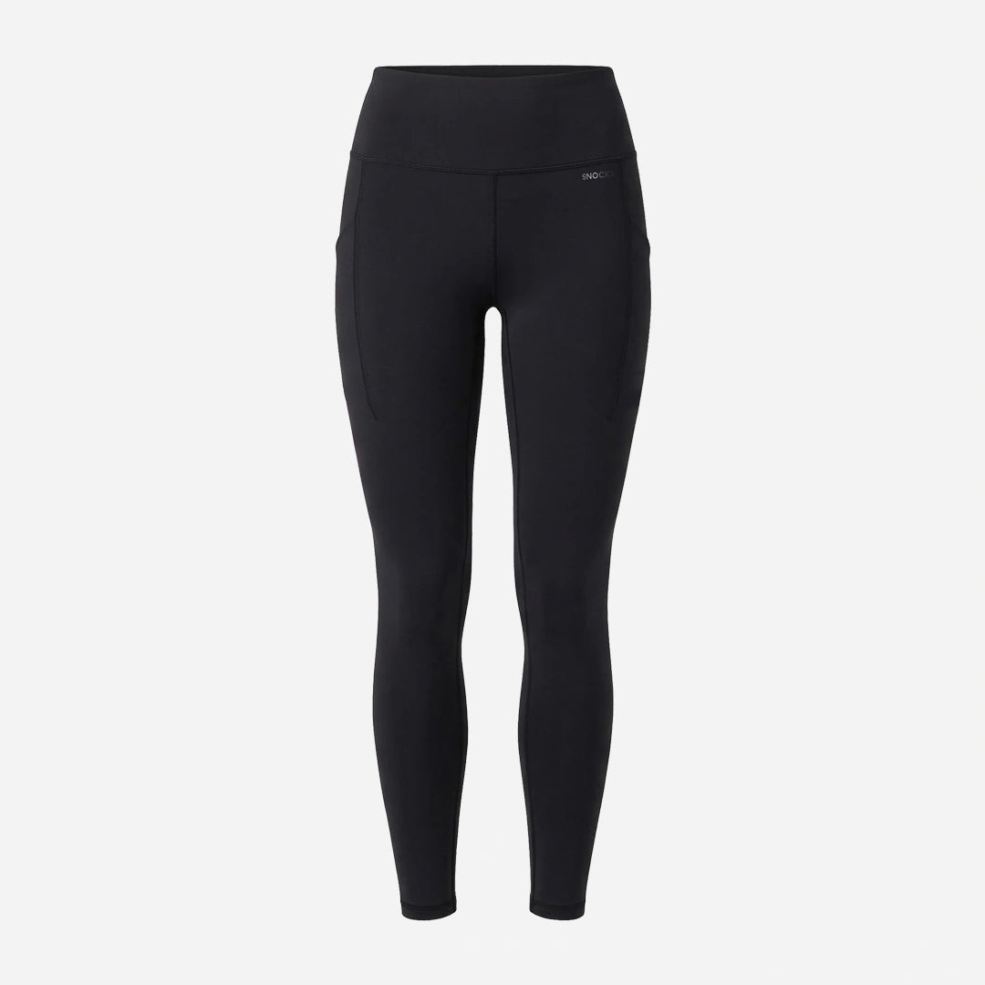 snocks-premium-high-waist-leggings-mit-taschen-schwarz-damen image 1