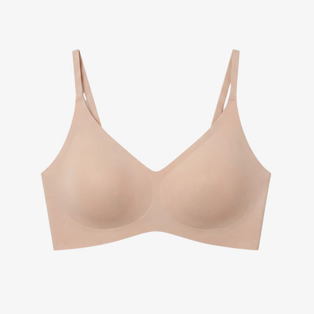 snocks-microfiber-seamless-soft-bh-beige-nahtloser-b-gelloser-bh image 1