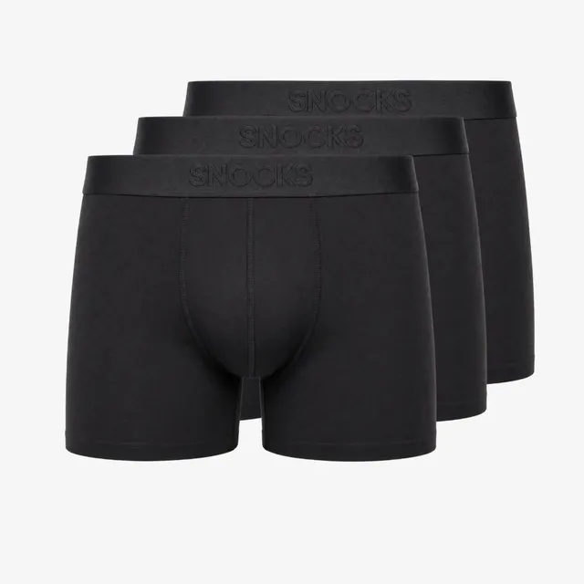 snocks-microfiber-trunks-herren-schwarz-boxershorts image 1