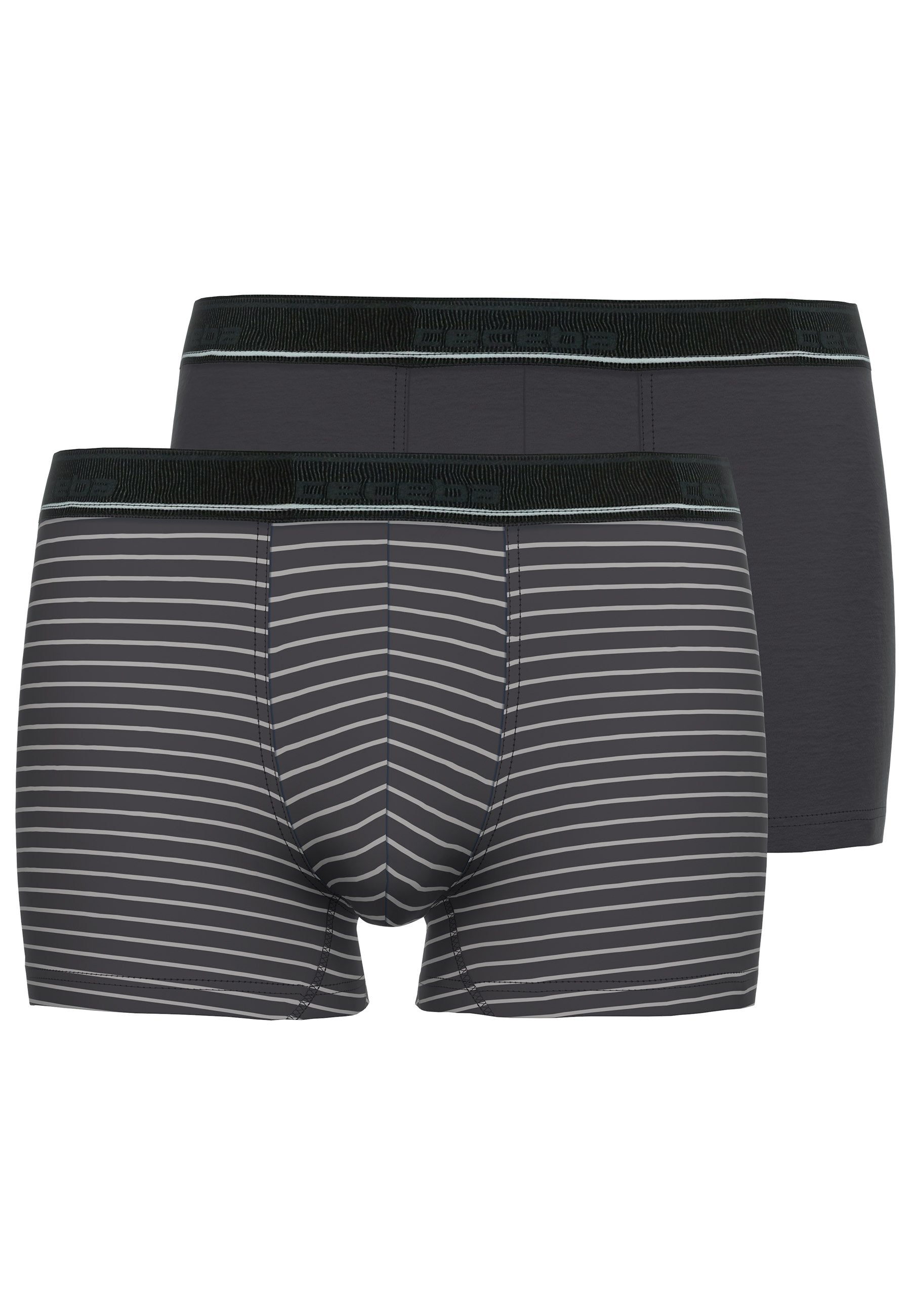 ceceba-herren-pants-grau-quergestreift-2er-pack-bambus-viskose image 1