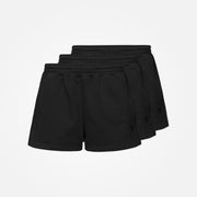 snocks-sweatshorts-damen-jogging-shorts-bio-baumwolle-schwarz image 3