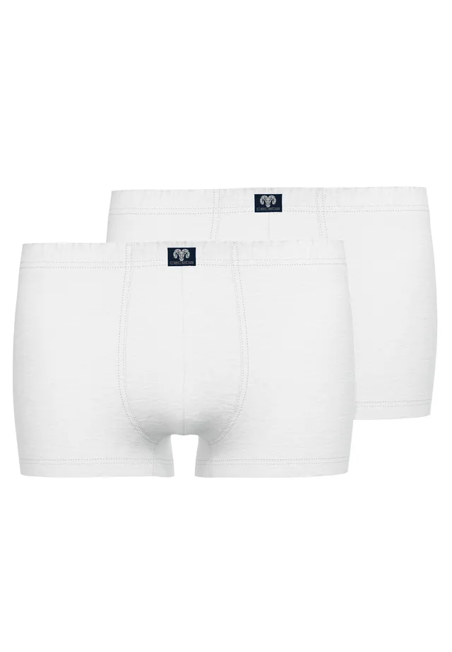 ceceba-herren-short-pants-wei-uni-2er-pack-feinripp image 1