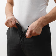 snocks-unterhemd-v-ausschnitt-schwarz-extra-lang-herren-unterhemd image 3