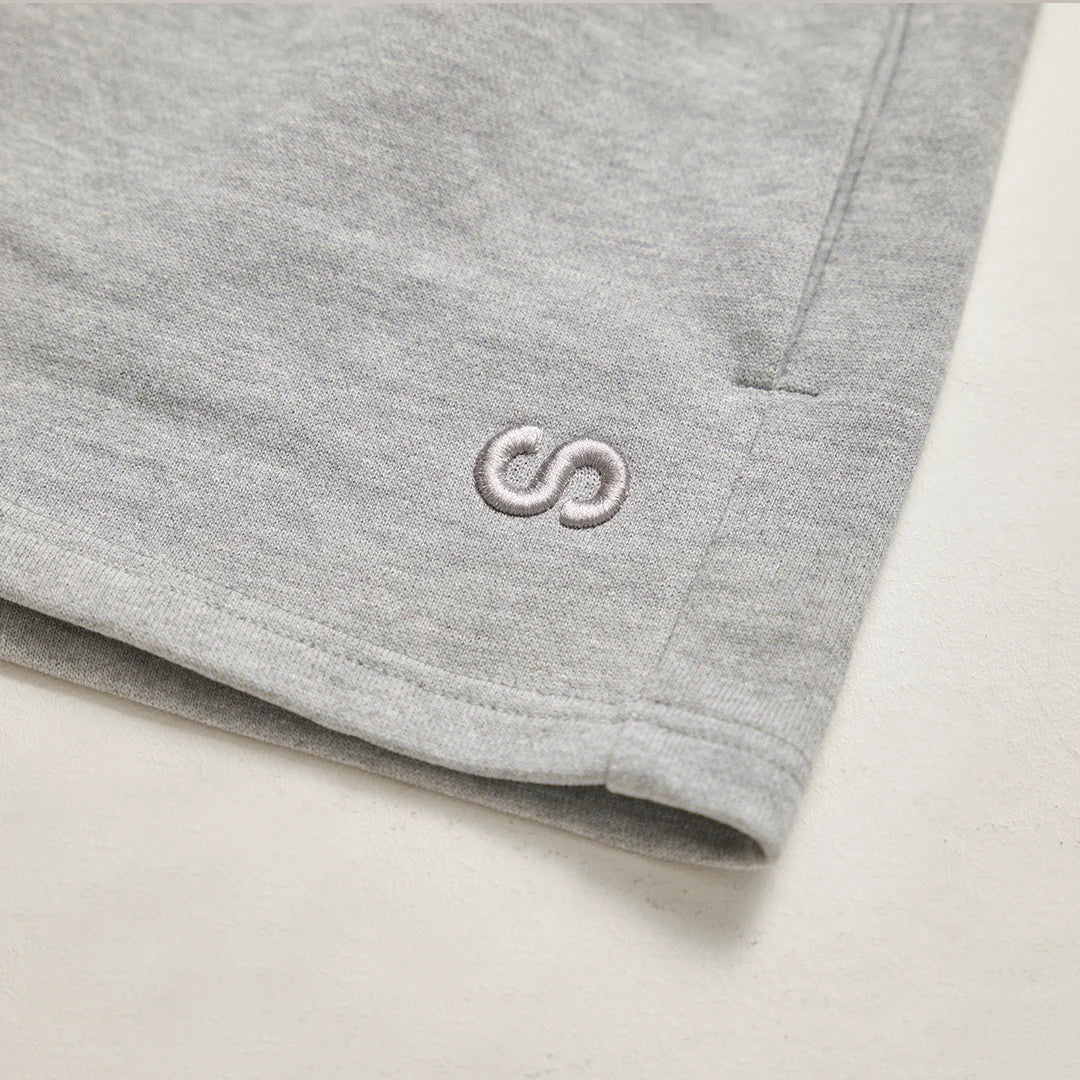 snocks-sweatshorts-damen-hellgrau image 7