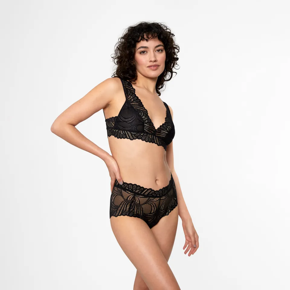 snocks-x-femtis-period-panty-lili-highwaist-schwarz-periodenslip-aus-spitze image 1