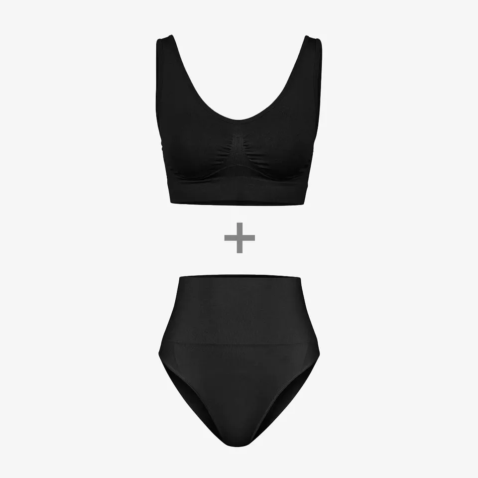 snocks-shaping-slip-bundle-shapewear-slip-set-damen image 1