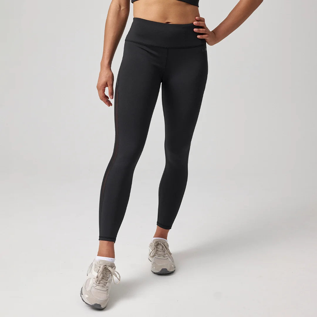 snocks-high-waist-leggings-mesh-schwarz-f-r-damen image 5