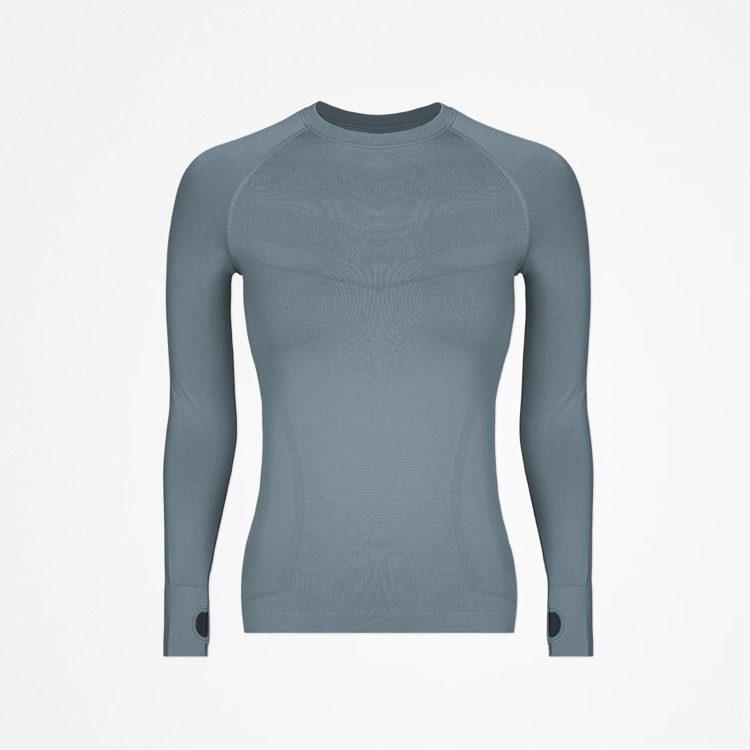 snocks-sportshirt-langarm-damen-taubenblau image 1