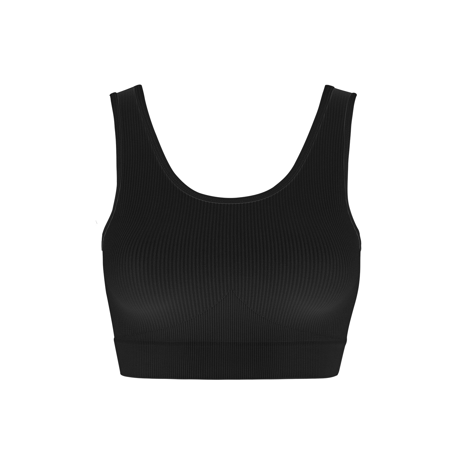 snocks-sport-bh-schwarz-bustier-mit-mittlerem-halt image 2