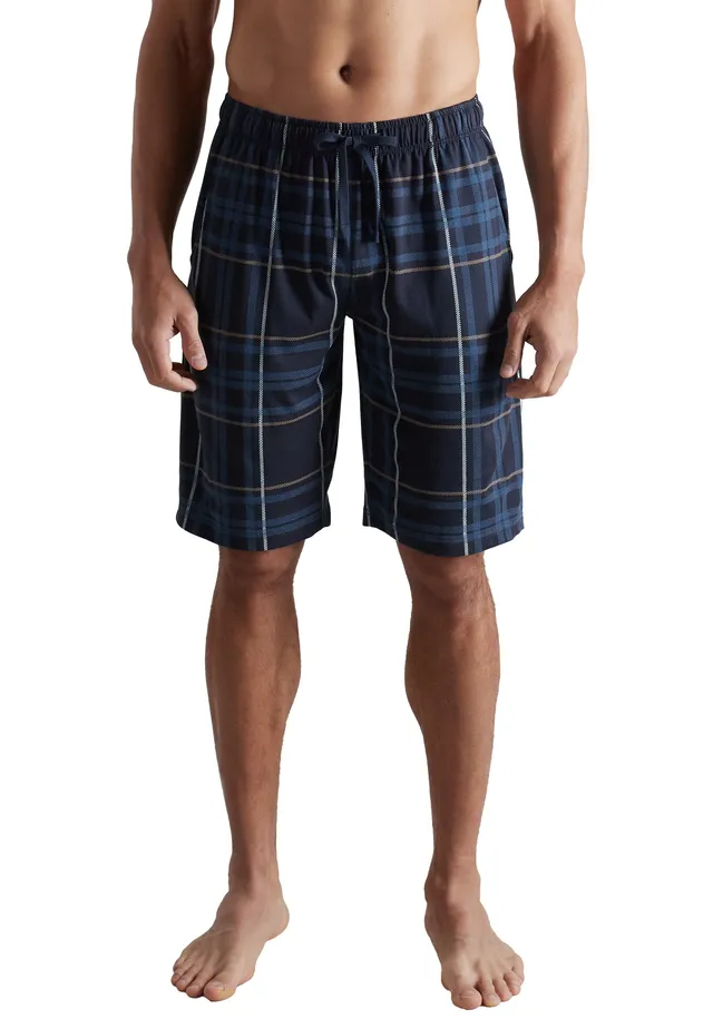 ceceba-herren-bermuda-blau-kariert-baumwolle-mit-kordel image 1